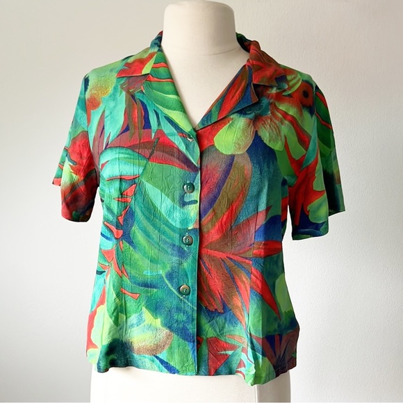 Jams World Floral Button Down Shirt